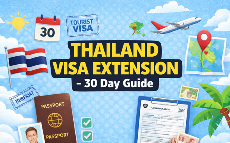 Thailand 30-Day Visa Extension Guide